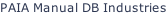 PAIA Manual DB Industries